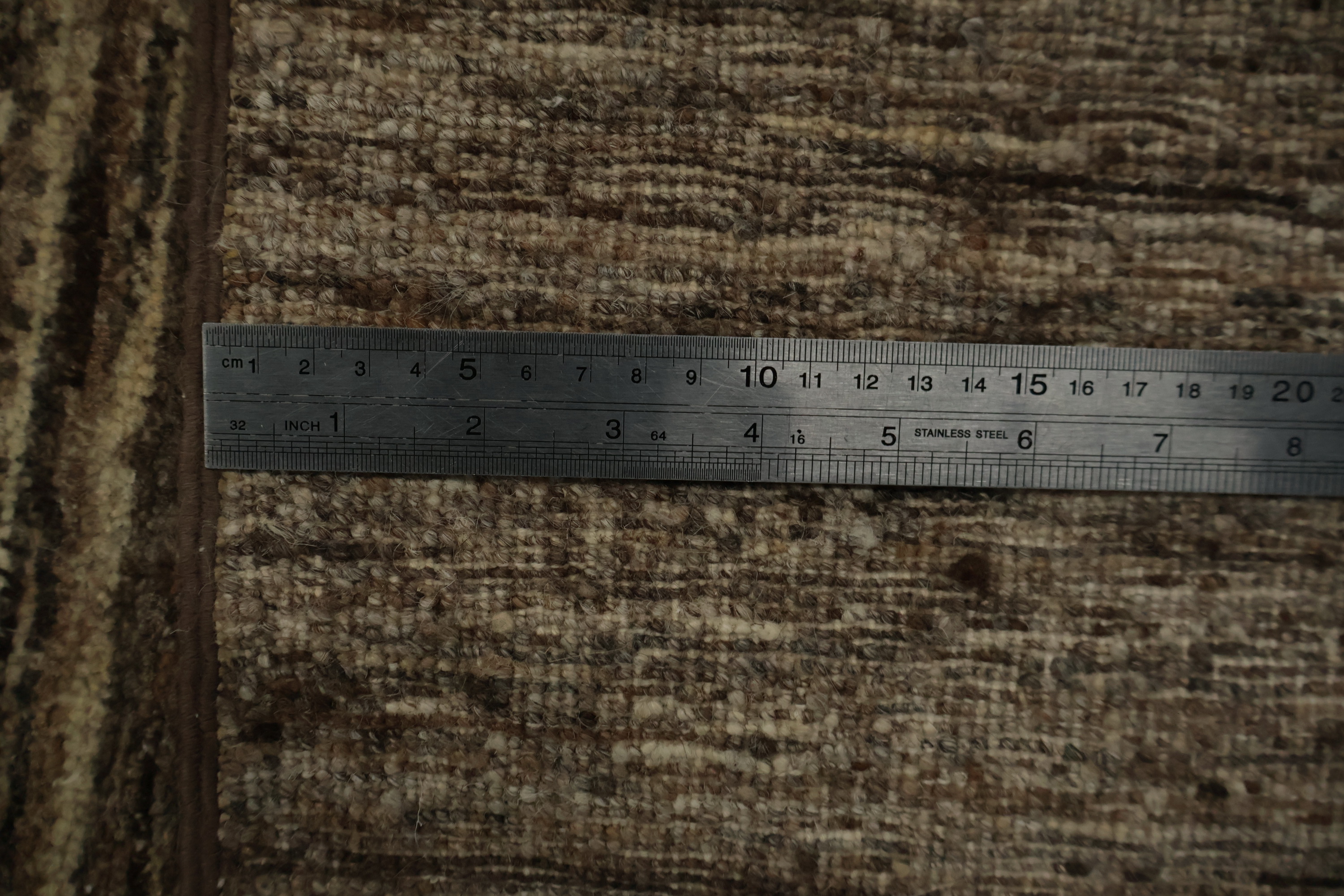 Earthy Brown Modern Rug 3x4 Hand-knotted Wool Oriental Carpet for Room Decor - Picture 14 of 14