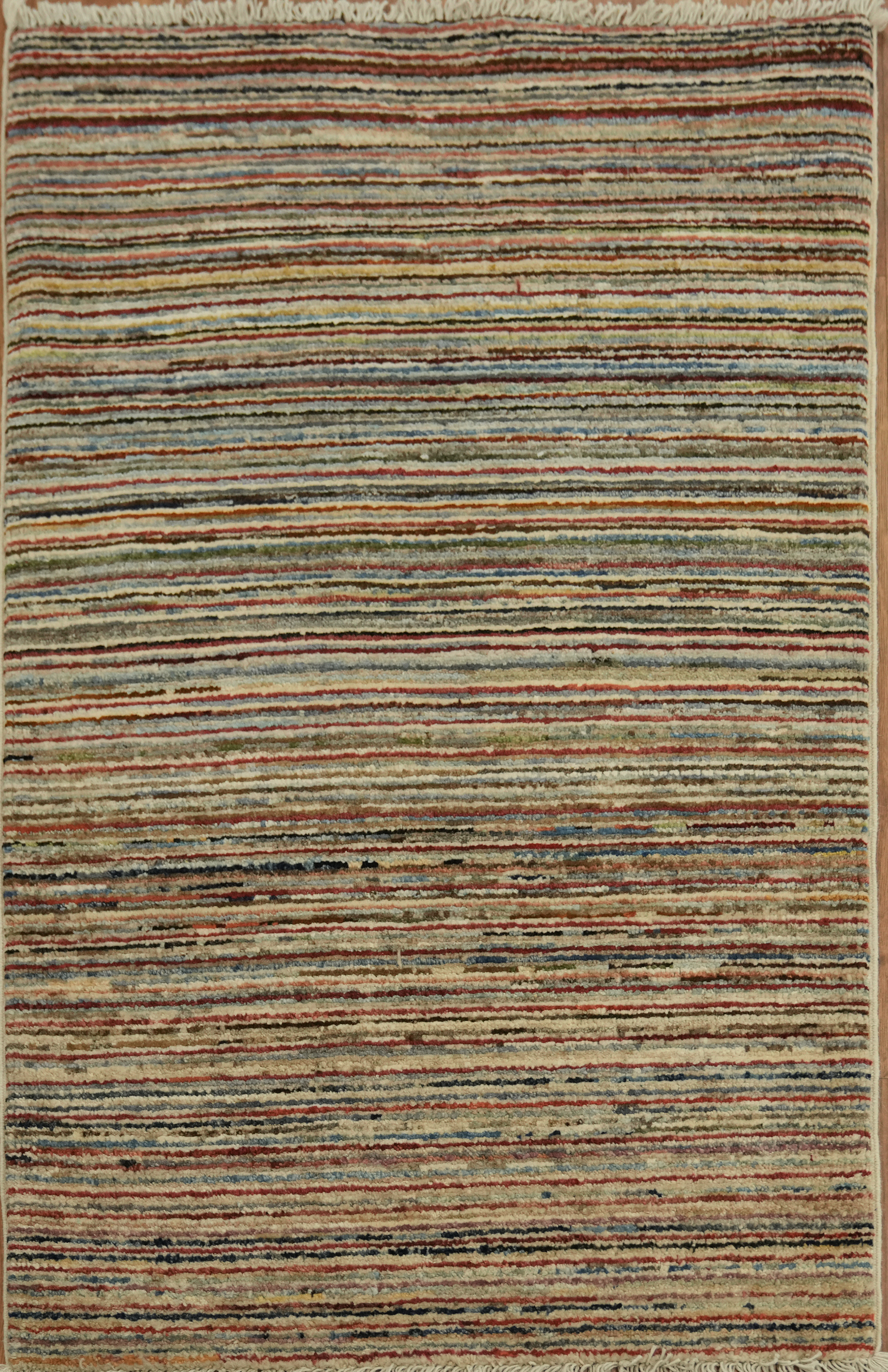 Contemporary Modern Style Accent Rug 2×3 Hand-knotted Wool Oriental Small Carpet