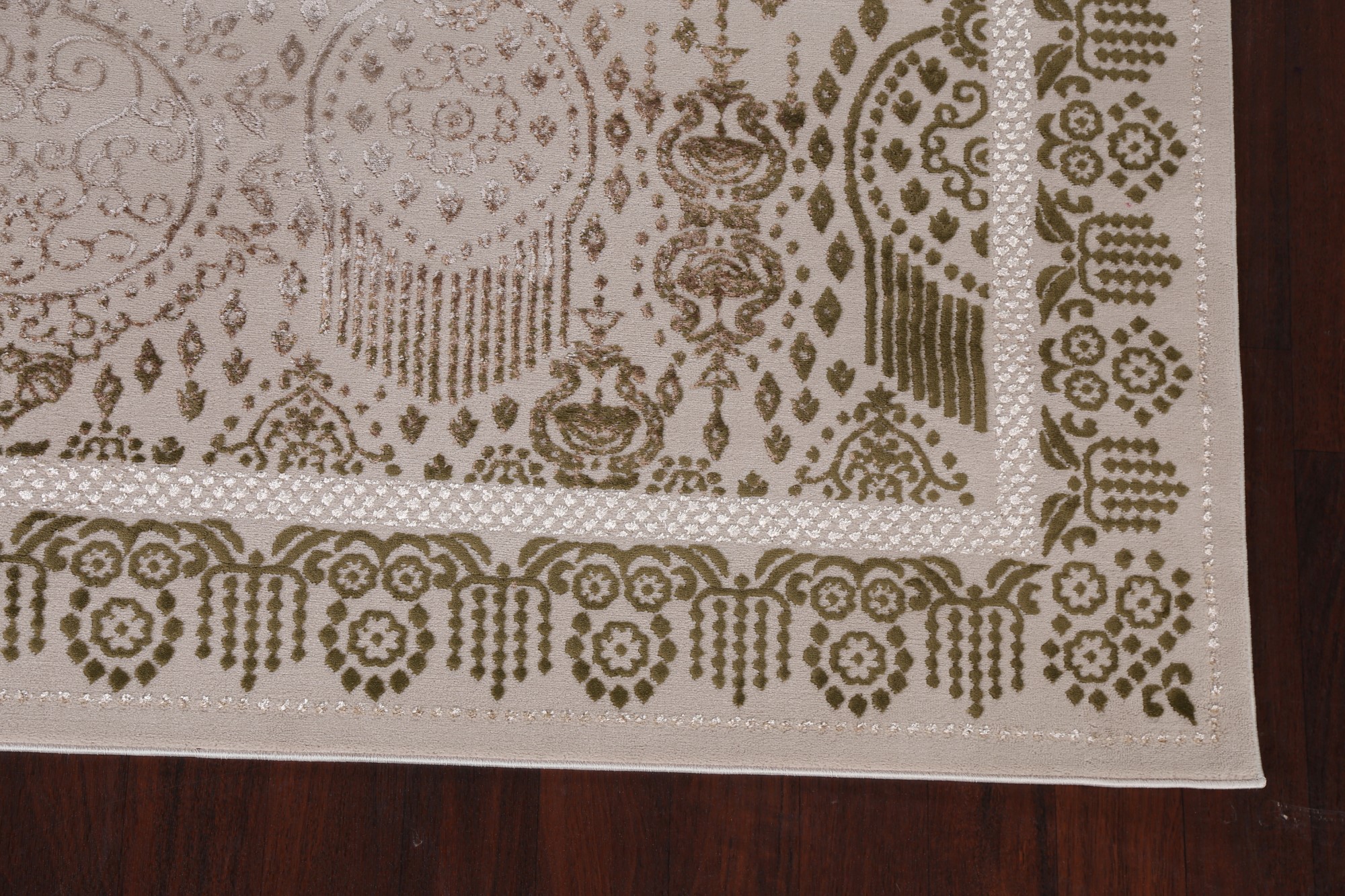 Transitional Geometric Oriental Turkish Rug Modern Carpet - Picture 22 of 55