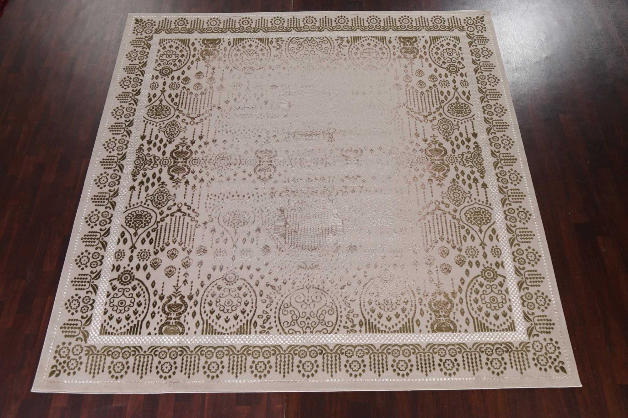 Transitional Geometric Oriental Turkish Rug Modern Carpet - Picture 45 of 55