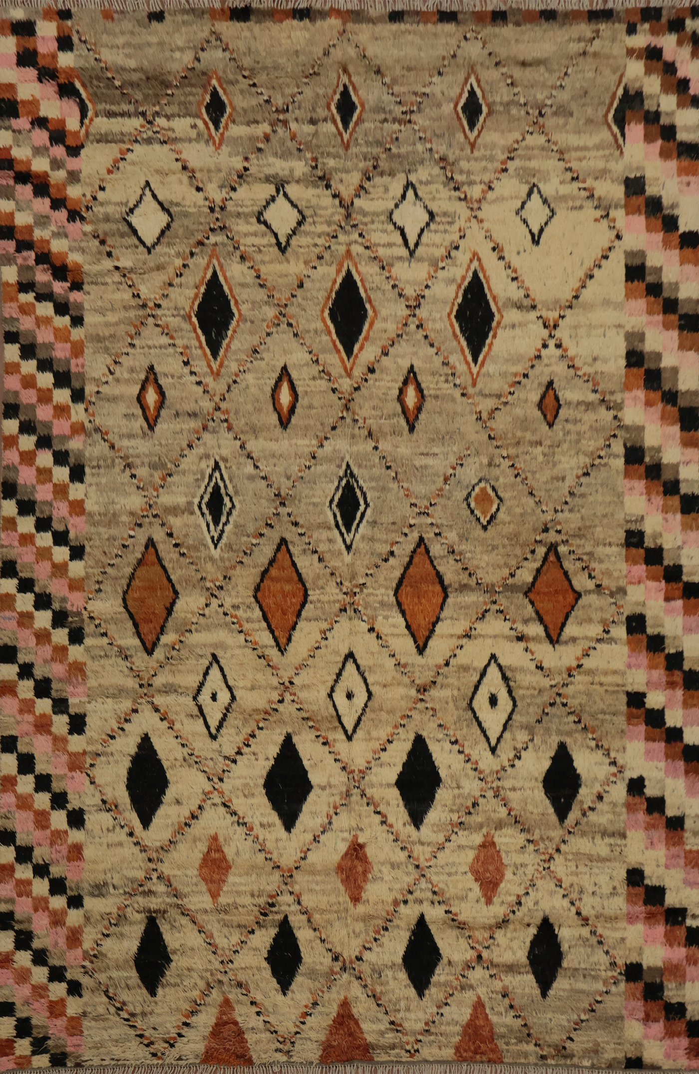 Elevate Your Space with Moroccan Large Area Rug 10x12 in Earthy