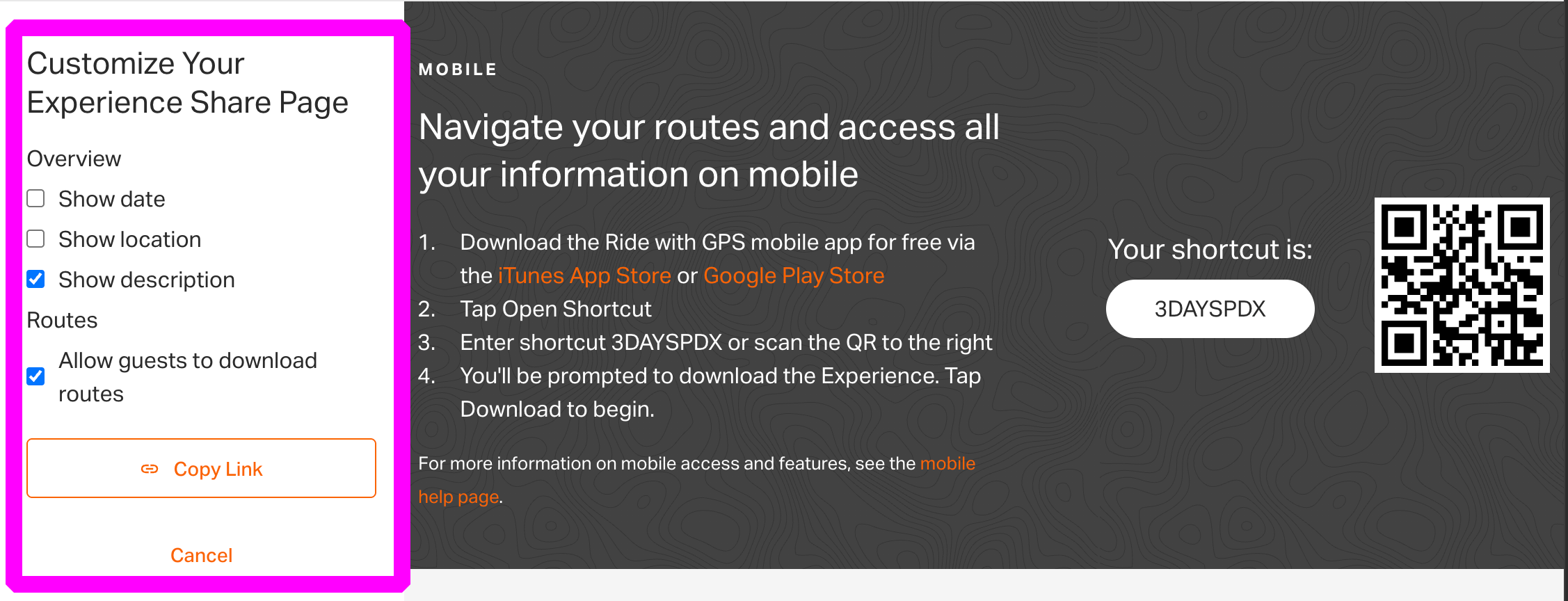 Ridecentric Message Share, Message, and Manage Access – Ride with GPS Help Center