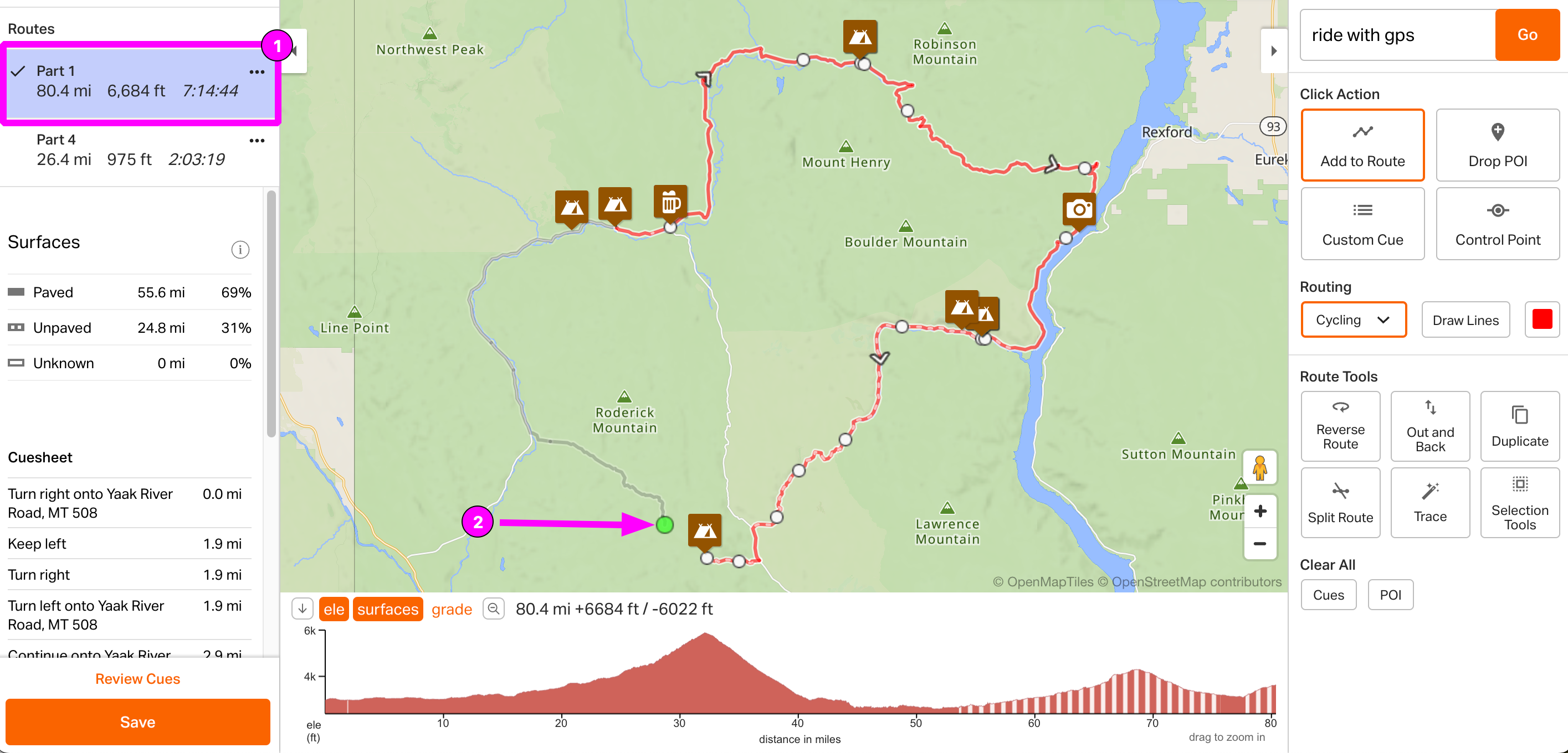 Split, Combine, or Change an Existing Route – Ride with GPS Help Center