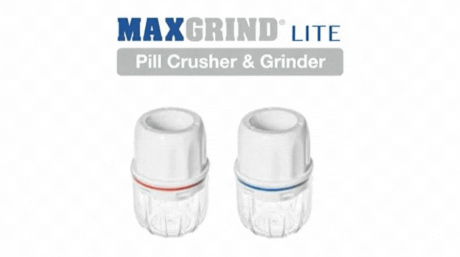 RXinsider MAXGRIND Lite Pill Crusher and Grinder In Use