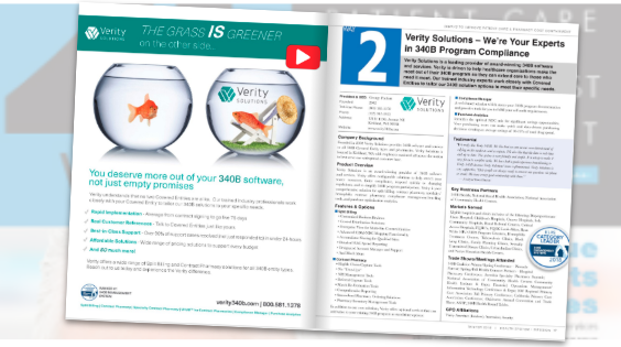 RXinsider Verity Solutions We re Your Experts In 340B Program 