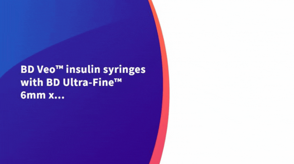 RXinsider BD Veo™ insulin syringes with BD UltraFine™ 6mm...