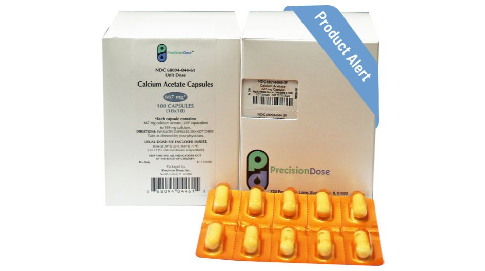 RXinsider Calcium Acetate 667 mg Capsules, USP