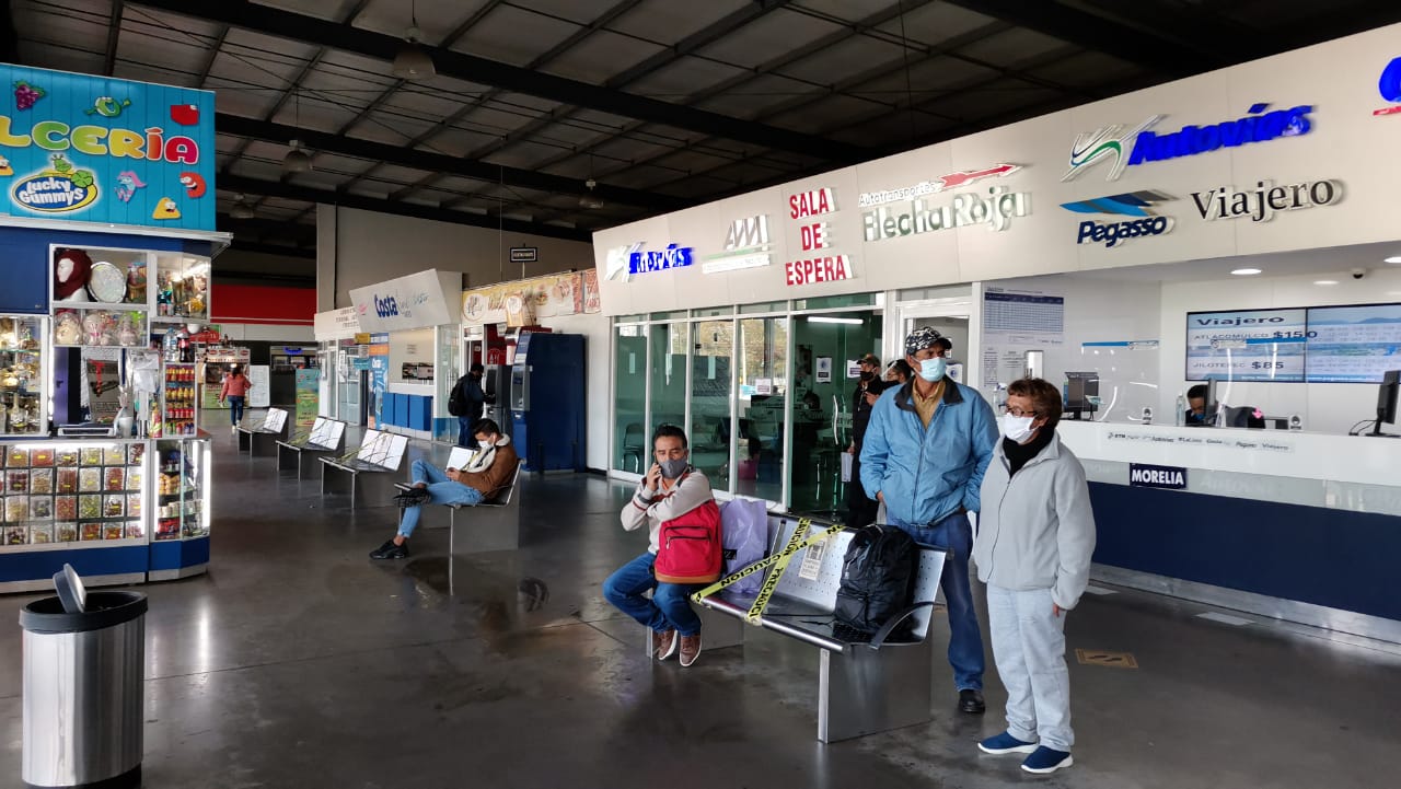 TERMINAL DE AUTOBUSES EN TEPOTZOTLÁN CON 70 DE REDUCCIÓN DE AFORO. Sistema Mexiquense de