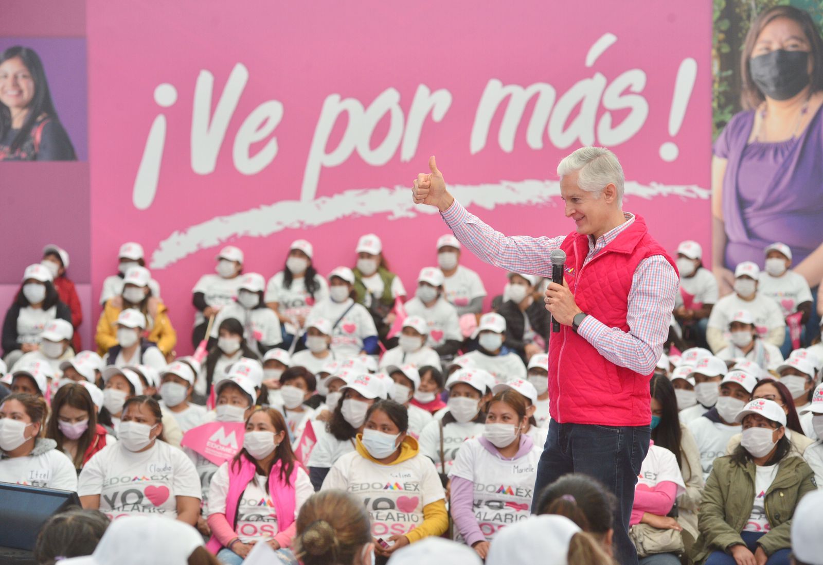 RETOMA ALFREDO DEL MAZO ENTREGA DEL SALARIO ROSA A AMAS DE CASA