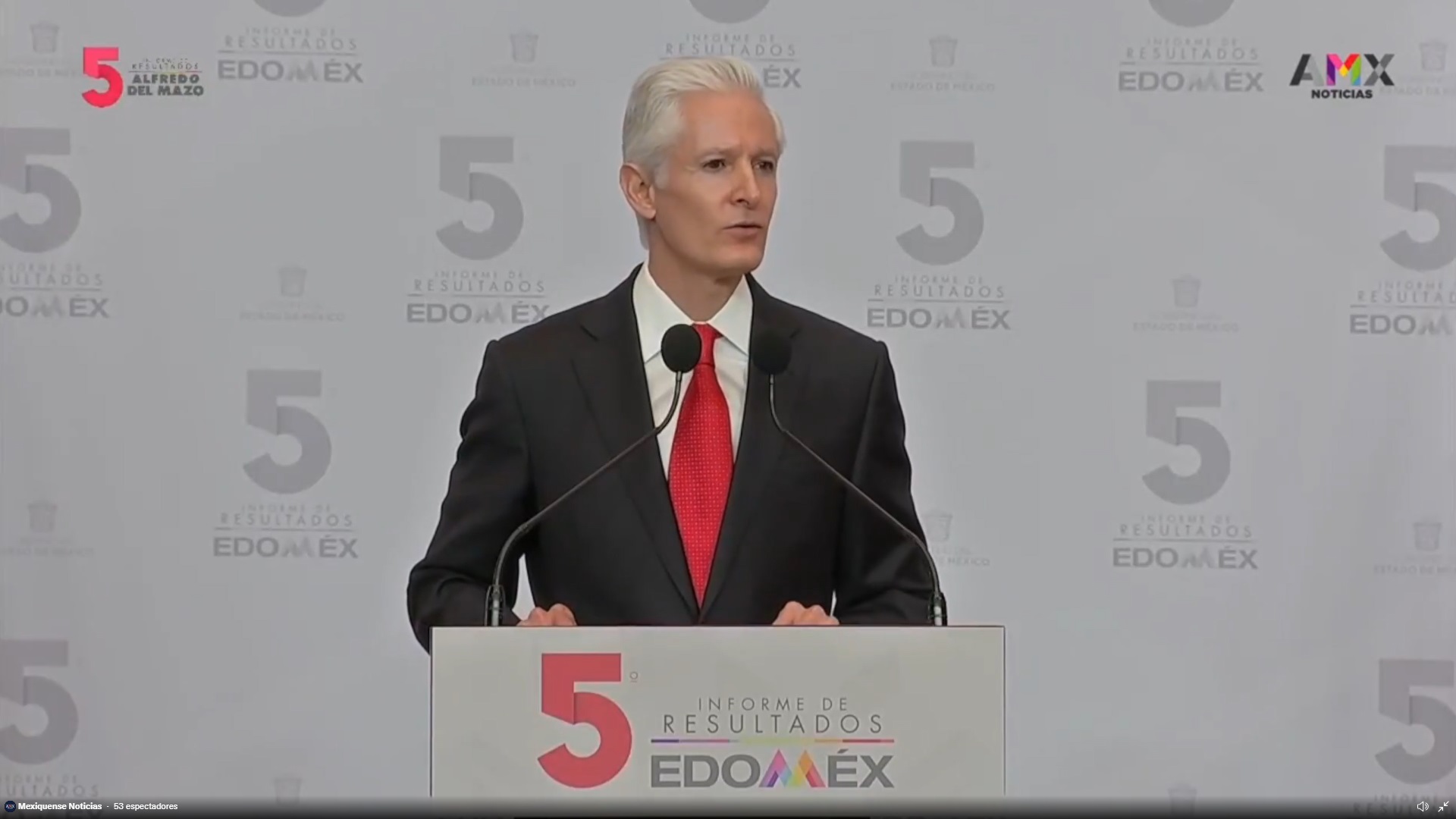 EN VIVO SIGUE LA TRANSMISIÓN DEL 5TO INFORME DE RESULTADOS DE ALFREDO