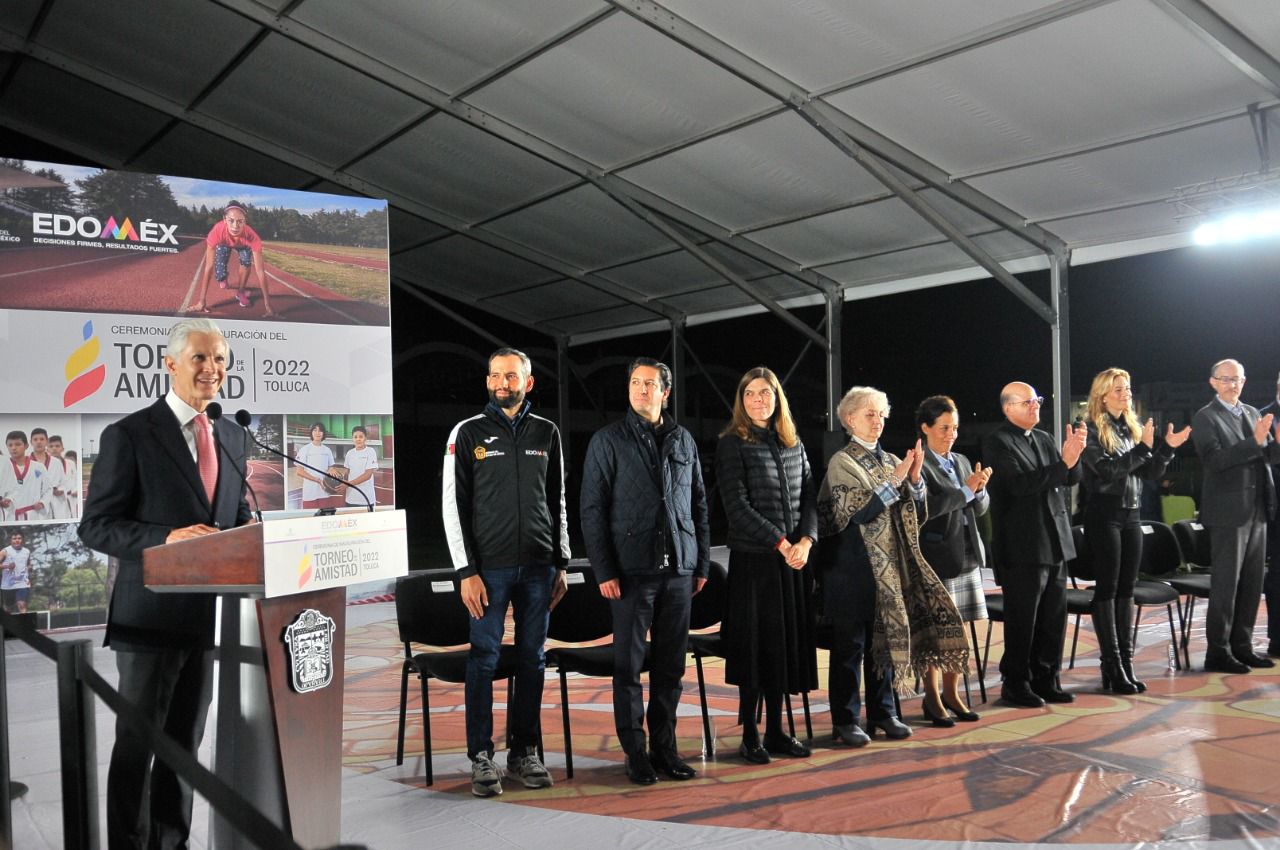 ALFREDO DEL MAZO PONE EN MARCHA EL TORNEO DE LA AMISTAD TOLUCA 2022