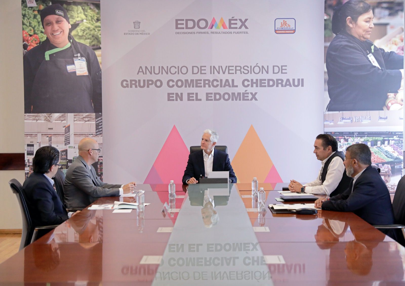 ALFREDO DEL MAZO ANUNCIA INVERSIÓN DE CHEDRAUI PARA CONSTRUIR NUEVA TIENDA EN EL EDOMÉX