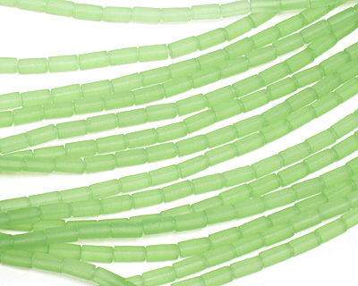 peridot recycled tube glass