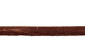Natural Antique Brown Round Leather Cord 4mm