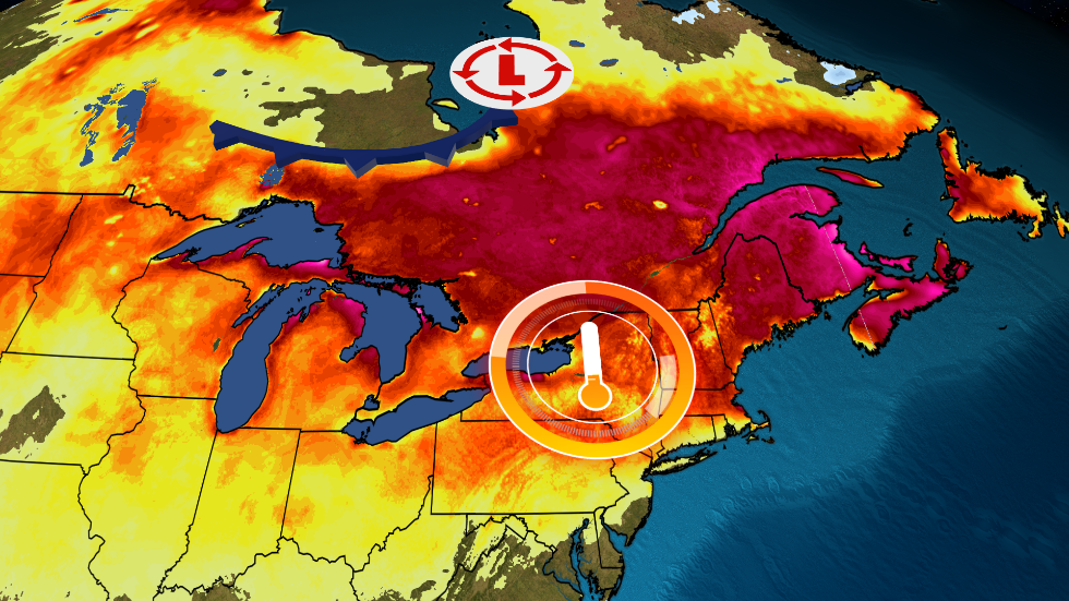 Backdoor Cold Front Means Big Temp Drop In Northeast Videos from The