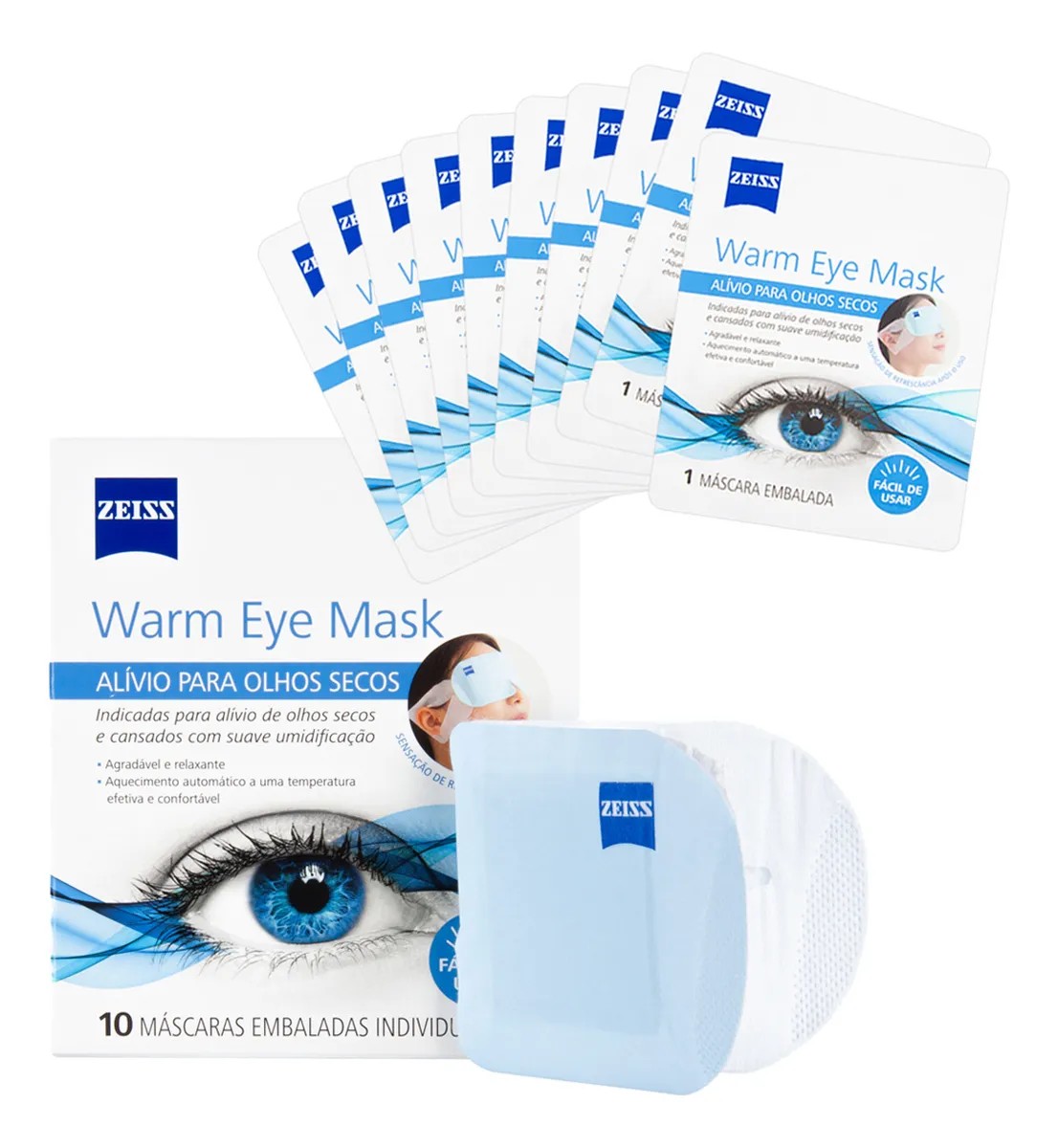 ZEISS Warm Eye Mask - 10 unidades