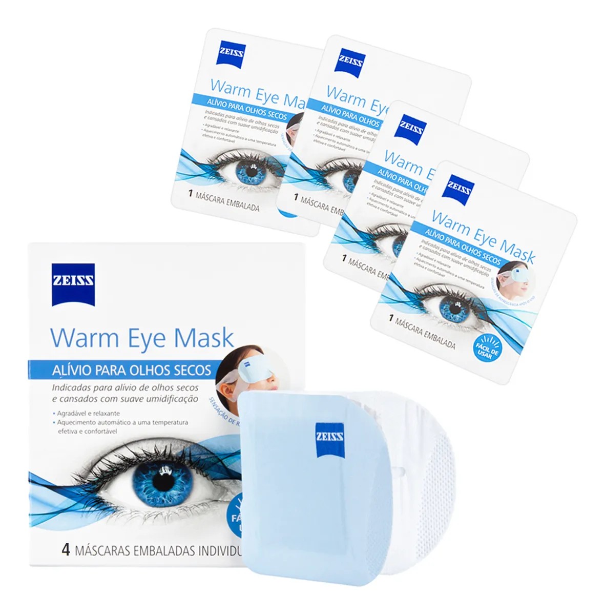 ZEISS Warm Eye Mask - 4 unidades
