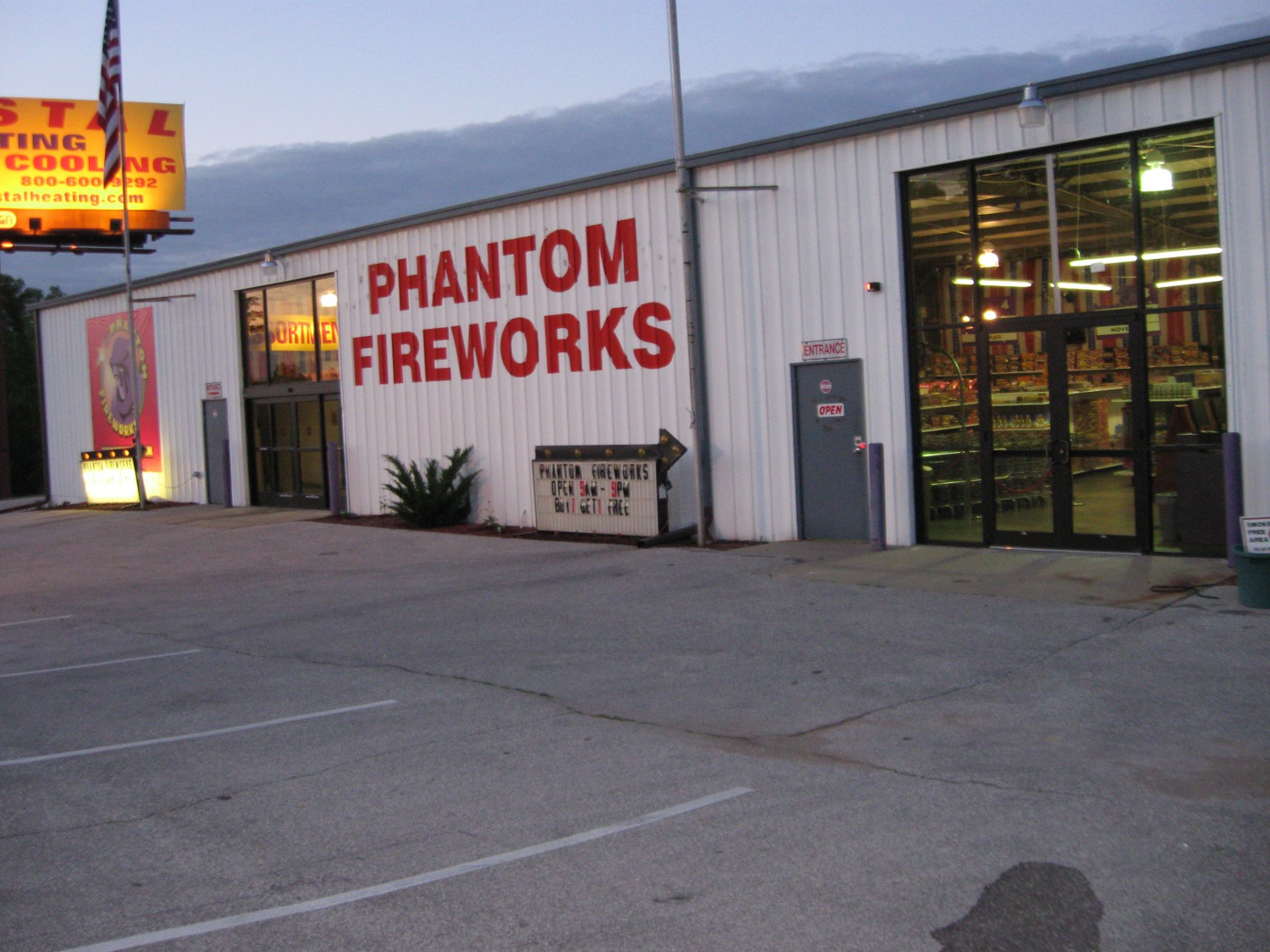 Phantom Fireworks Locations Phantom of Herculaneum