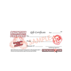 Fireworks Gift Certificate