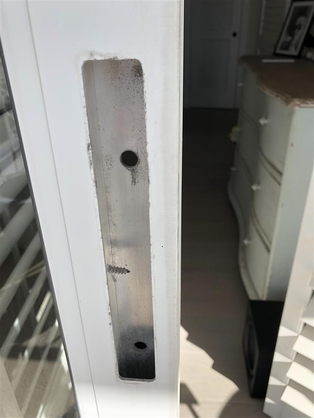 Adams Rite 4430-09-00-IB Sliding Door Flush Lockset with No Exterior ...