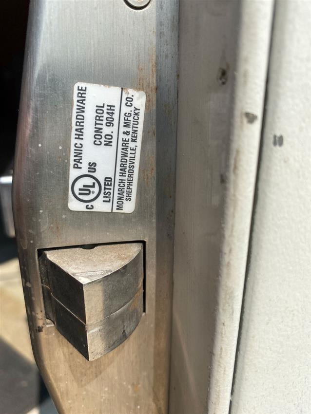 Monarch Falcon 904H Panic Exit Device Assembly
