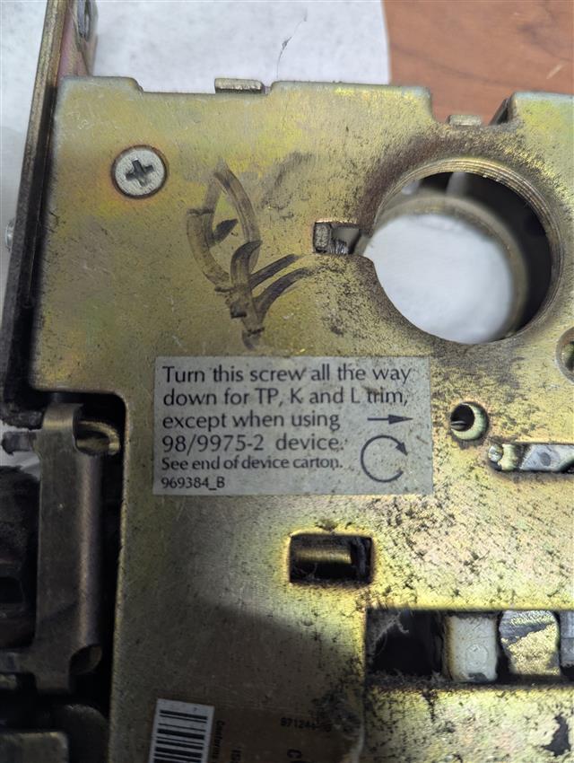 Von Duprin 7500 Mortise Lock