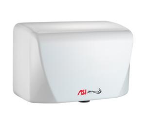 ASI 0198-1 Turbo-Dri™ Surface Mounted  Automatic High Speed Hand Dryer - 110-120 VAC - White