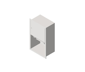 ASI 045210A Recess Mounted Touchless Paper Towel Dispenser