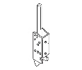Dor-O-Matic PB132 4270101482 PL Bottom Latch Package of 1