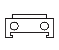 Dor-O-Matic PB134 4270107176 Hex Rod Guide Assembly Package of 1