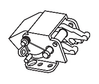 Dor-O-Matic PB125 LATCHR.102 EL1590 Latchbolt Assembly 48" Package of 1