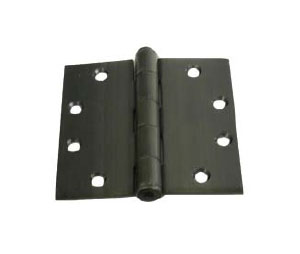 Hager 1279 4.5x4.5 US10A Full Mortise Standard Weight Plain Bearing Hinge, Antique Bronze