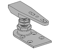 DOR-O-MATIC Center Hung Floor Pivot OHC100-DP