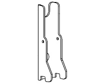 VON DUPRIN 050546 98/9927/98/9957 Latch Mtg. Bracket Kit Package of 2