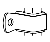 VON DUPRIN 112063 US26D 98/9927/98/9957-F Rod Guide Assembly