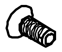 VON DUPRIN 900892 US28 33/35A/98/99 Center Case Cover Screws