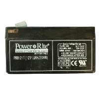 Power Rite PRB121 Power Rite® Alarm Battery - 12 V, 1.3 AH