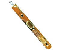 Cal-Royal FLPFB400 US3 Flip Style Mortise Flush Bolt - Polished Brass