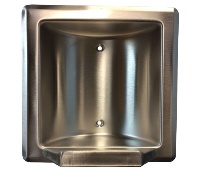ASI 7404-SW Recessed Satin Soap Dish for Wet Wall