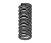 VON DUPRIN 050362 5547/47-F Latch Release Spring