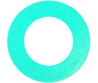 Brooks SC1 Blank Verification of Service Collar - Green, 1 3/8" ID