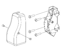 VON DUPRIN 050479 US26D 8827 PL Bottom Latch Kit w/Cover