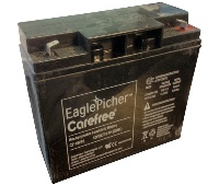 Eagle-Picher CF12V18 Battery for Alarm Panels - 12V, 18 AH