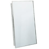 Bradley 175 Recessed Medicine Cabinet, Interior Shelves, Full Mirror Door