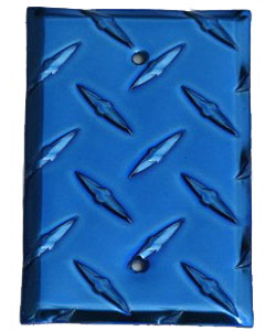 MCA 1BLK-B Single Blank Cover- Blue