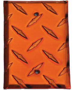 MCA 1BLK-O Single Blank Cover- Orange