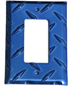 MCA 1GFI-B Single GFI Cover- Blue