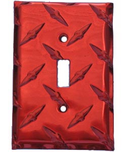 MCA 1SW-R Single Switch Cover- Red