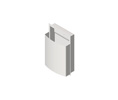 ASI 20458 Semi-Recessed Removable Waste Receptacle