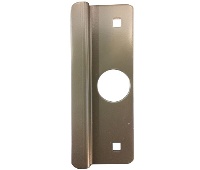 Don-Jo LP-307 DU 2-5/8" x 7" Cylinder Hole Latch Protector for Aluminum Doors - Duro Coated Finish